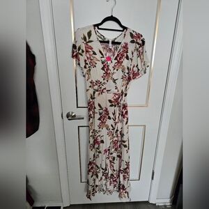 Floral Wrap Dress